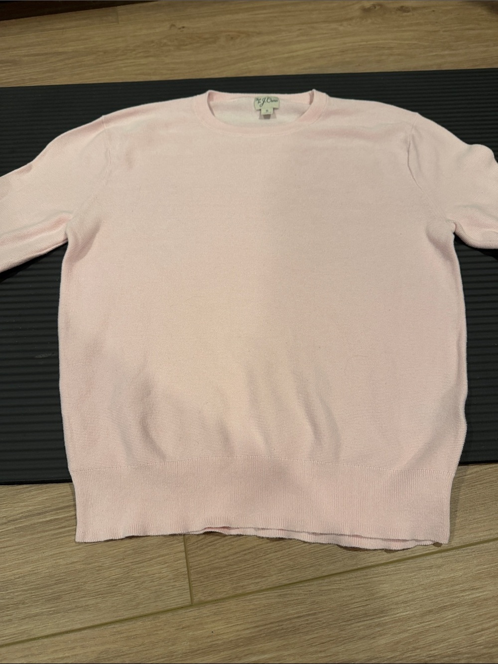 J. Crew Light Pink 100% cotton Crewneck Sweater